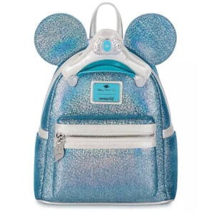 Disney Cruise Line DCL 25th Silver Anniversary‎ at Sea Loungefly Backpack  b35